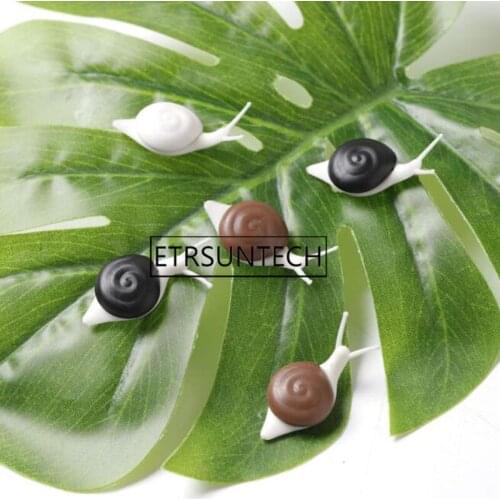 100sets 3D Cartoon Snail Fridge Magnets Kitchen Refrigerator Magnets Message Sticky Notes Home Kitchen Decoration