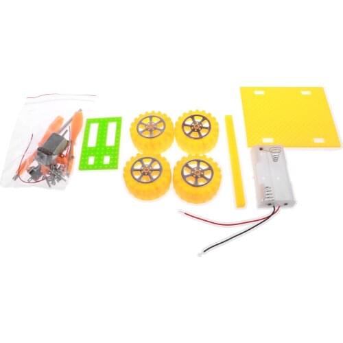 2xDIY Assembled Wind Powered Jet Tank Technology Model Scientific Toy