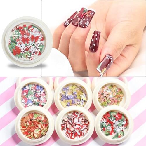 6pcs/Set Flower Nail Art Slices Sequins Mixed Flowers Leaves Sticker Nail Flakes Flowers Designs Ultra Thin Wood Pulp Nail Decal