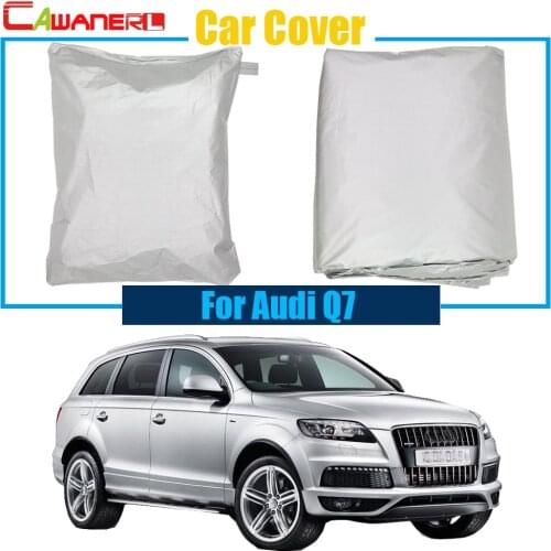 Cawanerl Free Shipping ! Car Anti-UV Rain Snow Resistant Sun Shield Car Cover Dustproof For Audi Q7