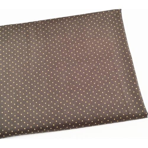 Coffee Dot Print DIY Sewing Quilting Fat Quarters Tecido Doll Handmade Material For Clothes Cotton Fabric Home Textile Patchwork