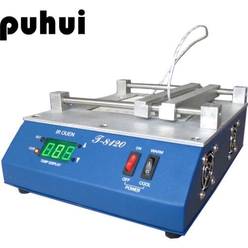 T-8120 SMD Infrared Preheating 0-450C PID Intelligent Controlling Temperature Controlling Preheating Station Heating Plamform