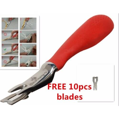 Pvc floor welding tool Trimming Knife welding line scraper flooring shovel with 10pcs blades