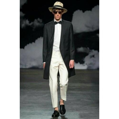 Custom Made Long Jacket Mans Suits For Wedding Groom Tuxedos костюм Wear Peaky Blinders Suit Men Suit 2Piece Suits(Jacket+Pants)