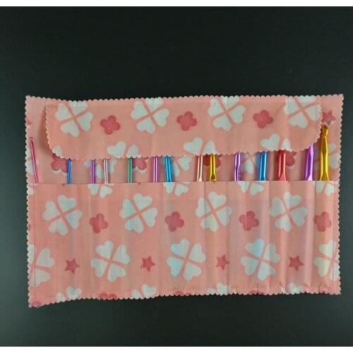 14PCS/Set Multicolor 2mm-10mm Crochet Hook Handworking Tools Aluminum Crochet Hooks Yarn Knitting Needles