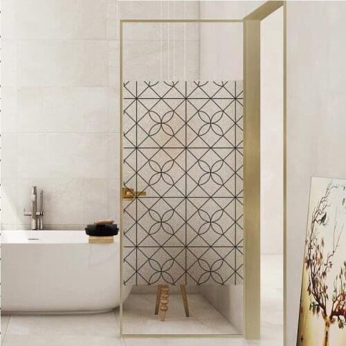 Nordic modern Custom size glass stickers Film on the window static cling Privacy kitchen Sliding Bathroom Living Room decor