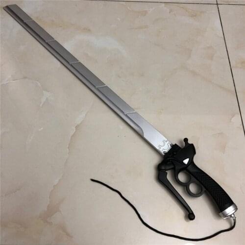 Attack on Titan Mikasa Ackerman Eren Jaeger Rival Ackerman Anime props cosplay weapon double handed sword blade free shipping