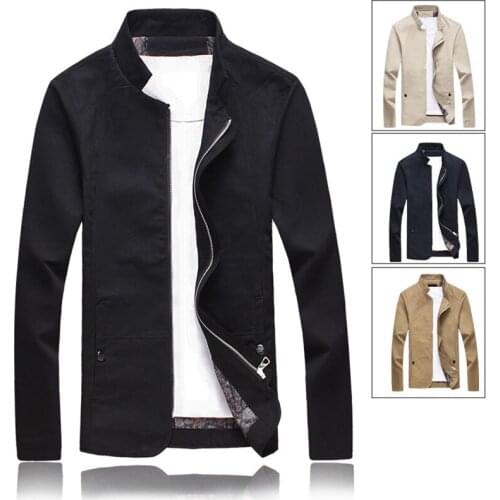 Autumn Slim Fit Mens Jacket Windbreaker Long Sleeve Bandana Liner Mens Coat Harajuku Branded Mens Clothing Spring 2021