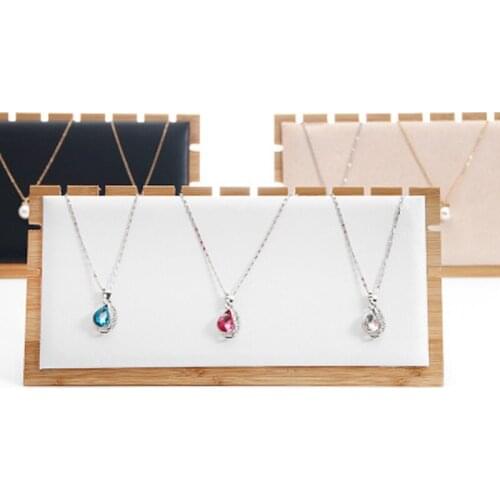 Necklace Pendant Display Stand Women Jewelry Organizer Holder Storage Case Bracelet Display Rack