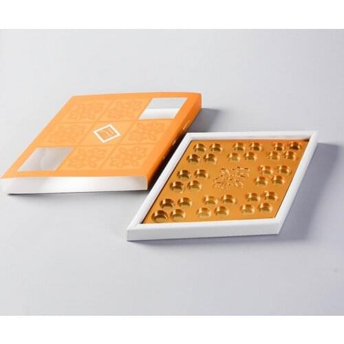 Food grade cookie paper cardboard small gift fold pack box,UV Resistant Paper Drawer Style Gift boxes ---PX10520