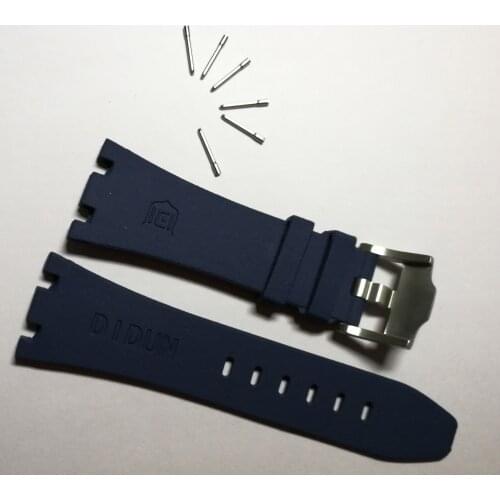 Rubber strap for diver type and rubber type