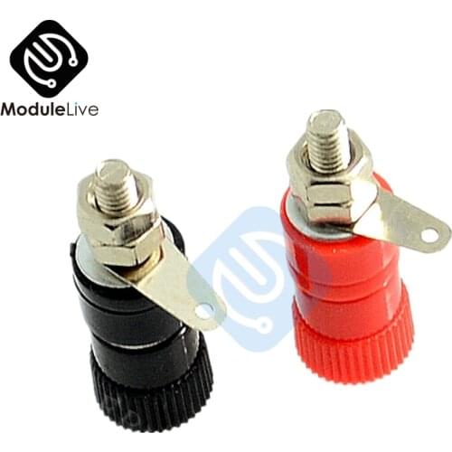 10PCS 5Pairs JS-910B 4mm Jack socket Female Binding Banana Plug Post Terminals for Speaker Audio Less Than 5A and 1KV 4 MM