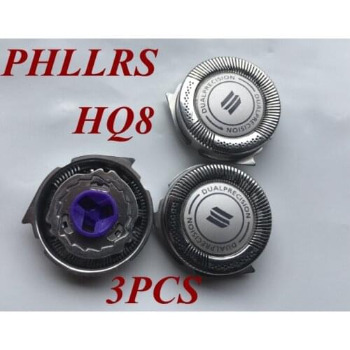 3Pcs HQ8 razor blade replace Head for PHILIPS Shaver HQ7742 HQ7760 HQ7762 HQ7780 HQ7782 HQ7300 HQ7320 HQ7340 HQ7390 HQ7120
