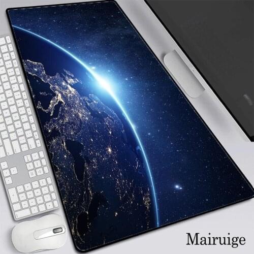 Light Space RGB Mouse Pad Large Size Colorful Luminous for PC Computer Desktop 14 Colors LED Light Desk Mat Gaming Keyboard Pad