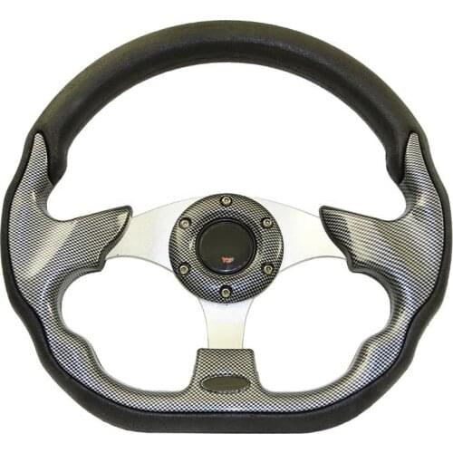 12.5 inch 320mm Universal PU Leather Racing JDM Sports Auto Car Steering Wheel Horn Button 6-Hole Steering Whee with logo