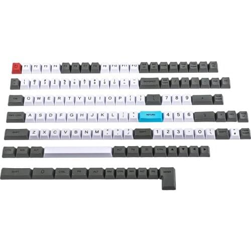 YMDK Dye Sublimation Customized 96 84 ANSI ISO Keyset OEM Thick PBT Keycap For MX Keyaboard Melody 96 KBD75 FC980M Keychron