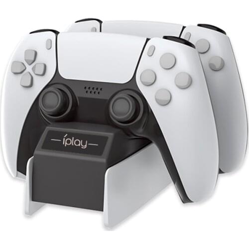 For PS5 Dual USB Handle Fast 2600MA Charging Dock Station Stand Charger For Play Station 5 PS5 Game Controller Joypad Joystick