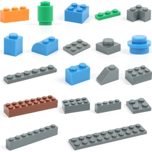100g/Lot Multicolour Model Kids DIY Toys 2x4 2x8 2x10 Plastic Building Blocks Assemble Educational Learning Girls Boys Toys