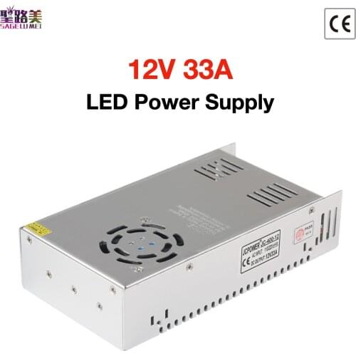 12V 33A Switching Power Supply Lighting Transformer Output DC 12V 33A 400W Switch for DC 12V LED Strip