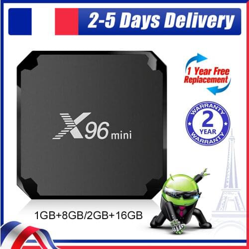 4K iptv X96 mini Android9.0 Smart TV box 8G 16G Amlogic S905W Wifi 2.4G Media Player x96mini QHD TV Set-top box ship from france