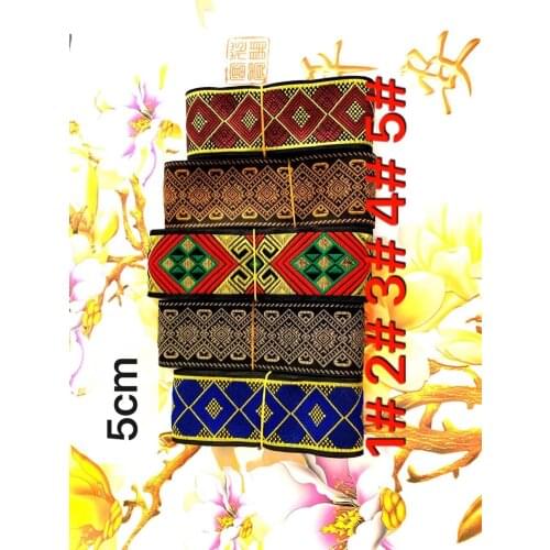 5CM computer embroidered webbing,XERY20200411B