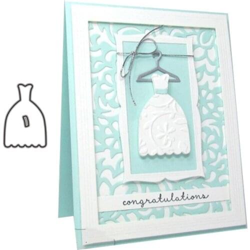 CH party dress New Design Craft Metal Cutting Dies Scrapbooking Album DIY Paper Card Craft Embossing Die