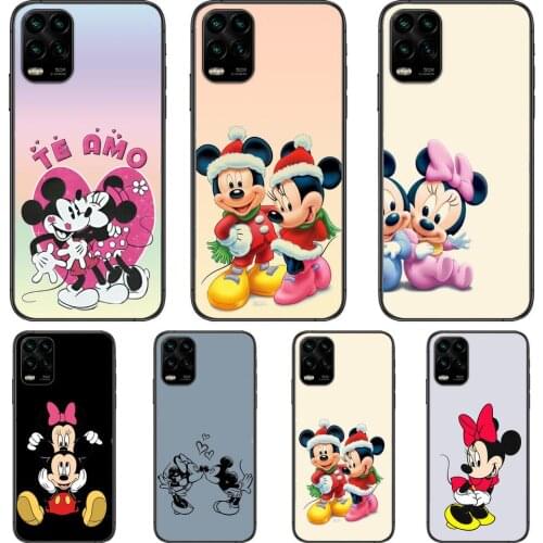 Baby Mickey Minnie Mouse cartoon Phone Case For XiaoMi Redmi Note 11 10 9S 8 7 6 5 A Pro T Y1 Anime Black Cover Silicone Back Pr