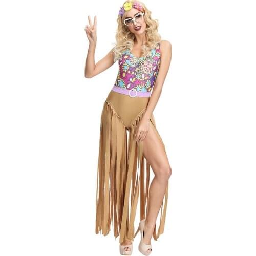 Womens Sexy Hippie Costume