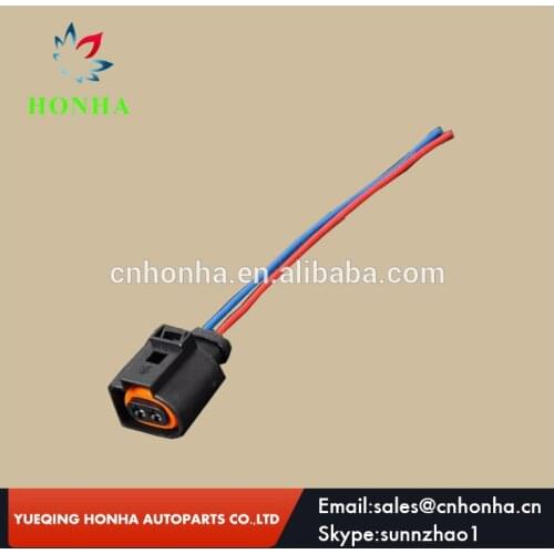 10/20/30/50/100 pcs/lots1J0973702 Electrical Harness 2 Pin Connector Plug wire harness A4 A6 A8 Q5 Q7 2004 - 2009 - 1J0 973 702