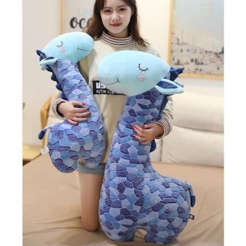 Giant size giraffe Plush Toys Cute Stuffed Animal Soft Simulation Giraffe Plush Toys Dolls Birthday Gift Kids Toy