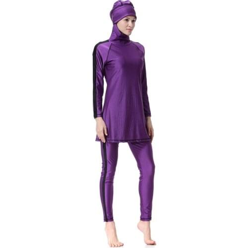 Swimsuit modest burkini 2 piezas majtki kapielowe hijab natation sport femme musulman swimming costume women stroje kąpielowe