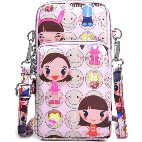 Mini Crossbody Mobile Phone Shoulder Bag Pouch Case Belt Women Handbag Purse Wallet Pouch Shoulder Mobile Phone Bag 2021 New