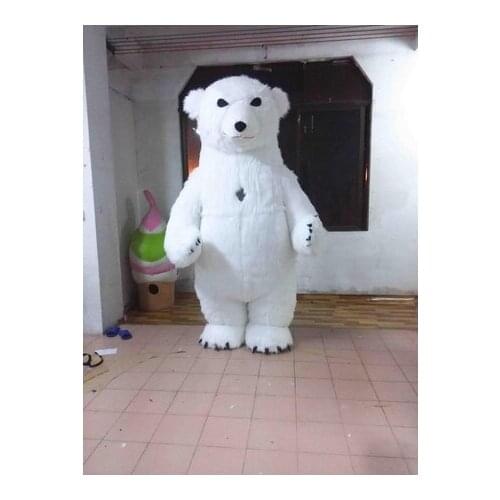 New Hot Inflatable Polar Bear Costume Cosplay Cloth For Advertising 3M Tall Customize For Adult Suitable For 1.7m To 1.8m