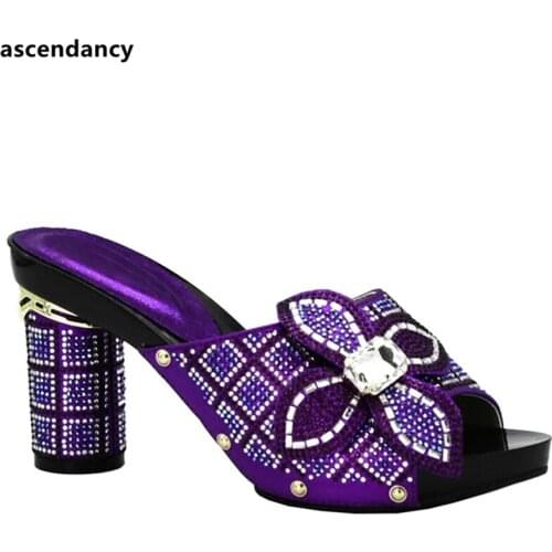 Latest African Dresses for Women Larges Size Shoes Women Open Toe Sexy Ladies Shoes Party Wedding Shoes Slip on Wedding Shoes