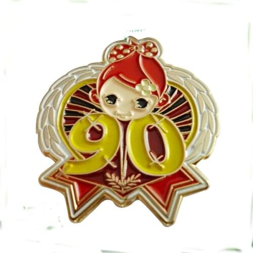 Wholesale Manufacturer Cartoon Character Badge Cheap Paint Epoxy Pin badges
