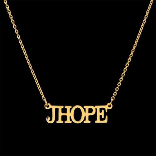 Fils Personalized Custom Stainless Steel Gold Name Letter Pendant Necklace For Women 2021 New Customized Jewelry For Girls Gift