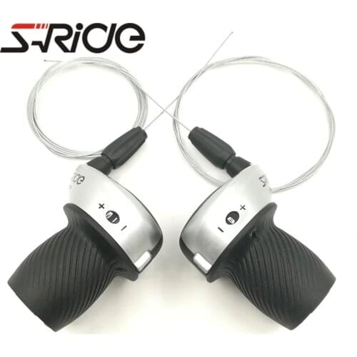 S-RIDE SRD35 Bicycle Derailleur 3x8 Speed RevoShift Shift Lever 24 Speed Mountain Bike Folding Bike Shifter Compatible RS35/RS41