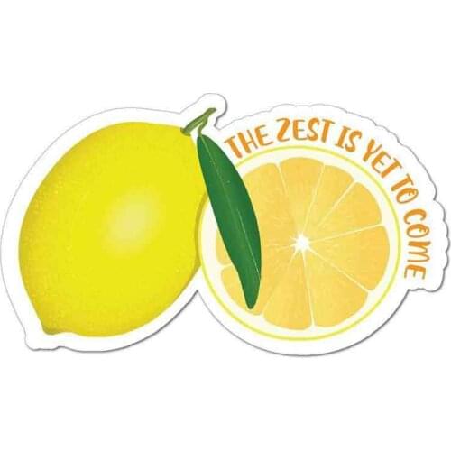 Dawasaru for The Zest Is Yet To Come Lemon Car Sticker Anime VAN Decoration Waterproof Decals Occlusion Scratch 13cm X 13cm