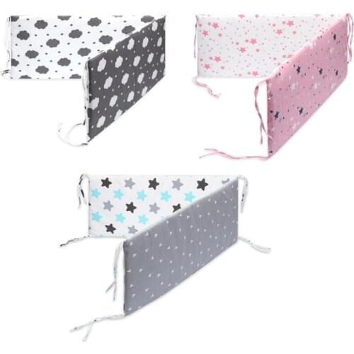 Baby Crib Bumper Infant Bed Soft Cotton Pad Cot Protector Newborn Room Nursery Bedding Decor