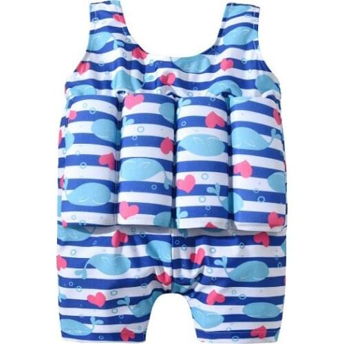 Kids Removable Buoyancy Swimming Float Suits