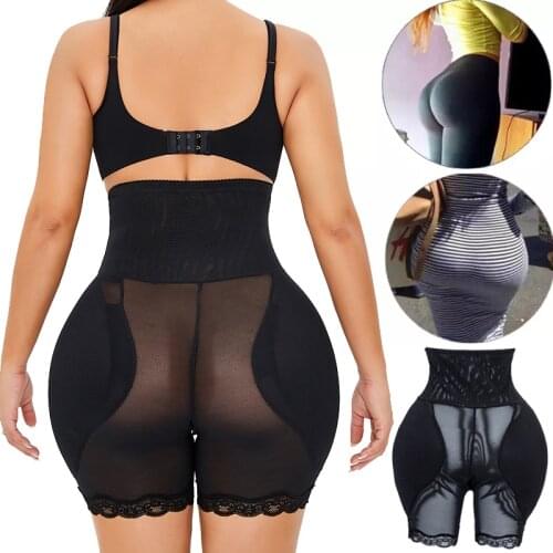 Women Big Spong Padded Control Panties Butt Lifter Booty Enhancer Briefs Seamless Underwear Body Shaper Hip Pads Panty Shapewear