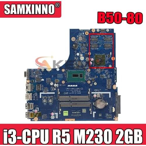 LA-B091P Mainboard For Lenovo B50-70 B50-80 N50-70 N50-80 Laptop motherboard With i3 CPU R5 M230 2GB-GPU 100% Fully Tested
