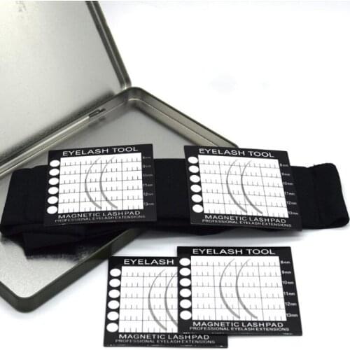 Headscarf Magnetic Eyelashes Pad Headband Headscarf for Eyelash Extension Makeup Tool