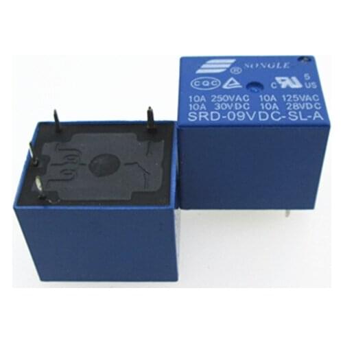 HOT NEW 9V relay SRD-09VDC-SL-A SRD-9VDC-SL-A SRD09VDCSLA 09VDC 9VDC DC9V 9V 10A 250VAC DIP4