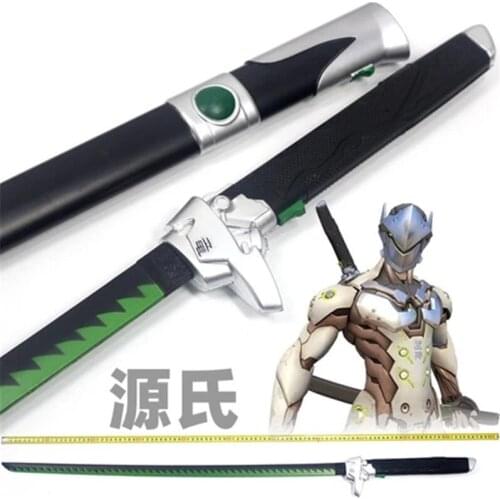 Cosplay Hot Game Overwatch Genji Evil Spirit Sheath Knife Shimada Genji Katana Role Playing PU Prop Weapon Model Sword 103cm