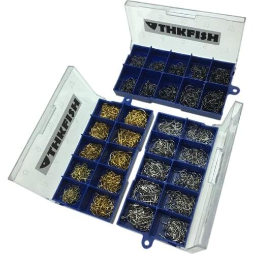 500pcs/set #3~#12 Carp Fishing Hooks High Carbon Steel Freshwater Fish Hook Golden Black Silver Fishhooks With Retail Box