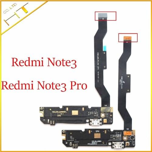Micro USB Charging Dock Charging PCB Board Flex Mainboard Cable Connector Replacement For xiaomi Redmi Note 3 Note3 Pro