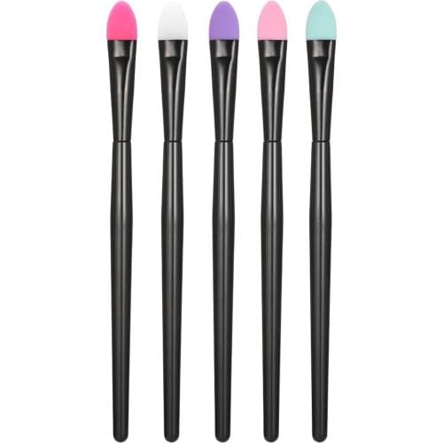 5Pcs/Set Silicone Eyeshadow Brushes Kit Facial Cosmetic Tools Silicone Makeup Brush Set