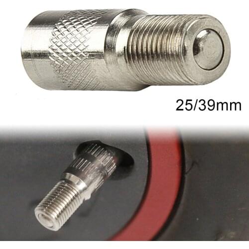1pcs 25/39mm Scooter Inflatable Air Nozzle For M365 / Pro Scooter Bike Front Wheel Motor Steel Inflatable Extension Air Valve
