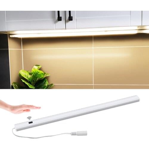 Hand Sweep Sensor Night lamp 12V Hand Wave LED Bar Light LED Under Cabinet Light For Bedroom,Kitchen Closet,Wardrobe,Stairs,Path